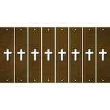 Brown Oil Rubbed Cut Fun Strips (Set of 8) CROSS