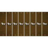 Brown Oil Rubbed Cut Fun Strips (Set of 8) DOG