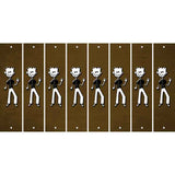 Brown Oil Rubbed Cut Fun Strips (Set of 8) DAD