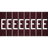 Burgundy Oil Rubbed Cut Fun Strips (Set of 8) F