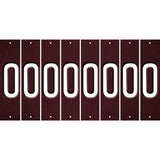 Burgundy Oil Rubbed Cut Fun Strips (Set of 8) P