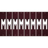 Burgundy Oil Rubbed Cut Fun Strips (Set of 8) N