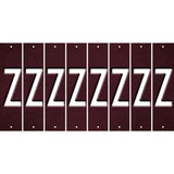 Burgundy Oil Rubbed Cut Fun Strips (Set of 8) 0