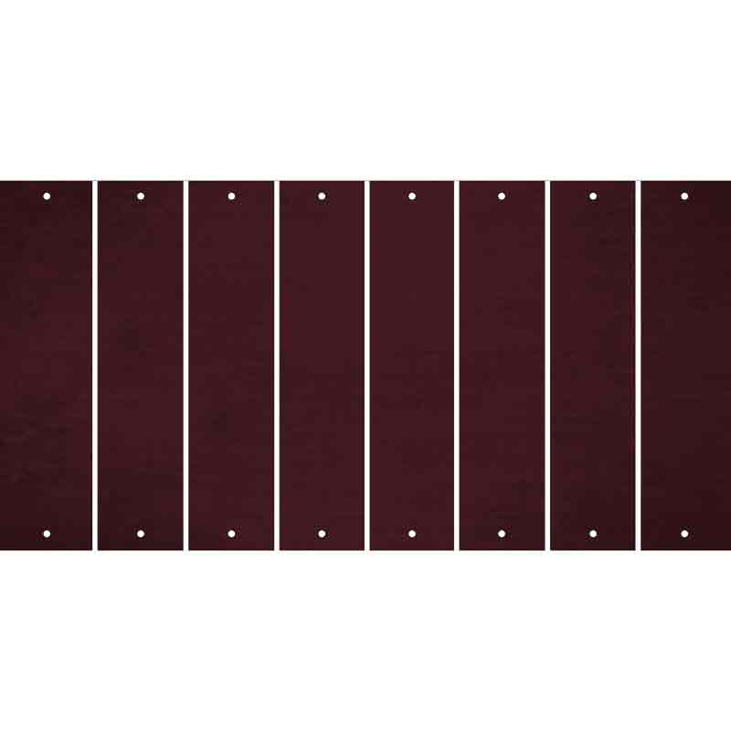 Burgundy Oil Rubbed Cut Fun Strips (Set of 8) '