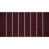 Burgundy Oil Rubbed Cut Fun Strips (Set of 8) '