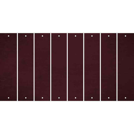 Burgundy Oil Rubbed Cut Fun Strips (Set of 8) '