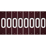 Burgundy Oil Rubbed Cut Fun Strips (Set of 8) 1