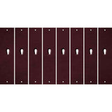 Burgundy Oil Rubbed Cut Fun Strips (Set of 8) $