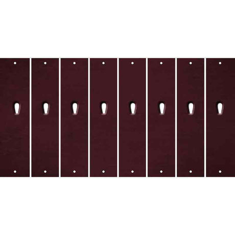 Burgundy Oil Rubbed Cut Fun Strips (Set of 8) $