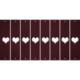 Burgundy Oil Rubbed Cut Fun Strips (Set of 8) ?