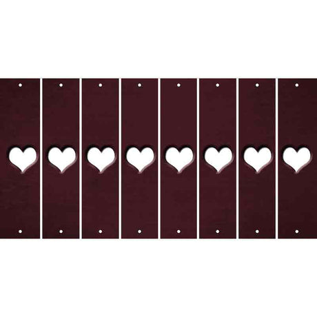 Burgundy Oil Rubbed Cut Fun Strips (Set of 8) ?