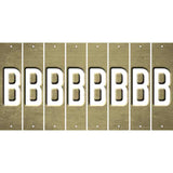 Gold Oil Rubbed Cut Fun Strips (Set of 8) C