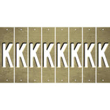 Gold Oil Rubbed Cut Fun Strips (Set of 8) L