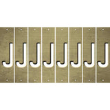 Gold Oil Rubbed Cut Fun Strips (Set of 8) K