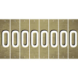 Gold Oil Rubbed Cut Fun Strips (Set of 8) 1