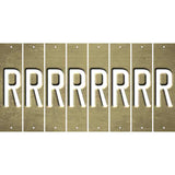 Gold Oil Rubbed Cut Fun Strips (Set of 8) S