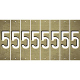 Gold Oil Rubbed Cut Fun Strips (Set of 8) 6