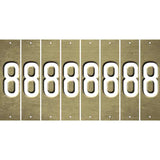 Gold Oil Rubbed Cut Fun Strips (Set of 8) 9