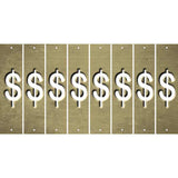 Gold Oil Rubbed Cut Fun Strips (Set of 8) #