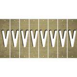 Gold Oil Rubbed Cut Fun Strips (Set of 8) W