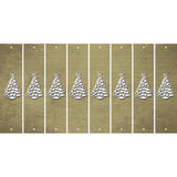 Gold Oil Rubbed Cut Fun Strips (Set of 8) CHRISTMAS TREE