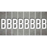 Gray Oil Rubbed Cut Fun Strips (Set of 8) C