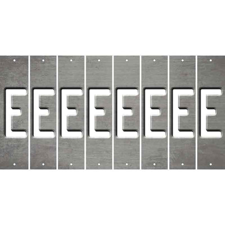 Gray Oil Rubbed Cut Fun Strips (Set of 8) F