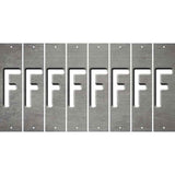 Gray Oil Rubbed Cut Fun Strips (Set of 8) G