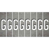 Gray Oil Rubbed Cut Fun Strips (Set of 8) H