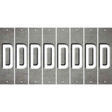 Gray Oil Rubbed Cut Fun Strips (Set of 8) E