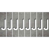 Gray Oil Rubbed Cut Fun Strips (Set of 8) K