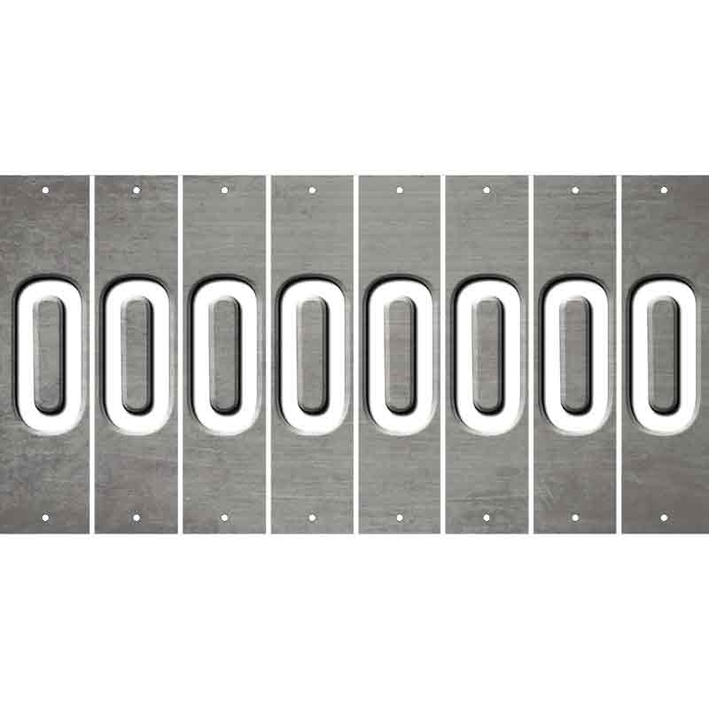 Gray Oil Rubbed Cut Fun Strips (Set of 8) P