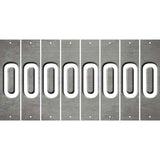 Gray Oil Rubbed Cut Fun Strips (Set of 8) P