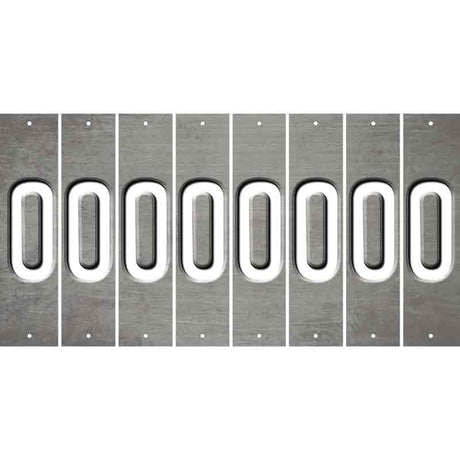 Gray Oil Rubbed Cut Fun Strips (Set of 8) P