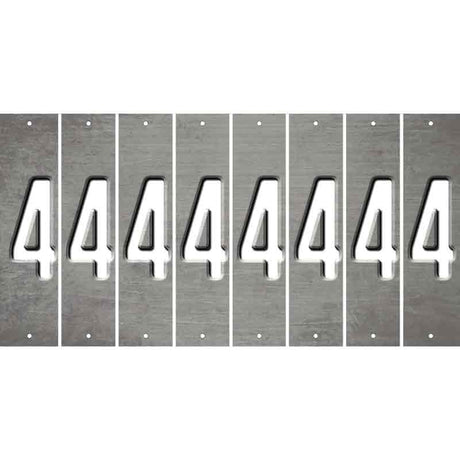 Gray Oil Rubbed Cut Fun Strips (Set of 8) 5