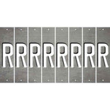 Gray Oil Rubbed Cut Fun Strips (Set of 8) S