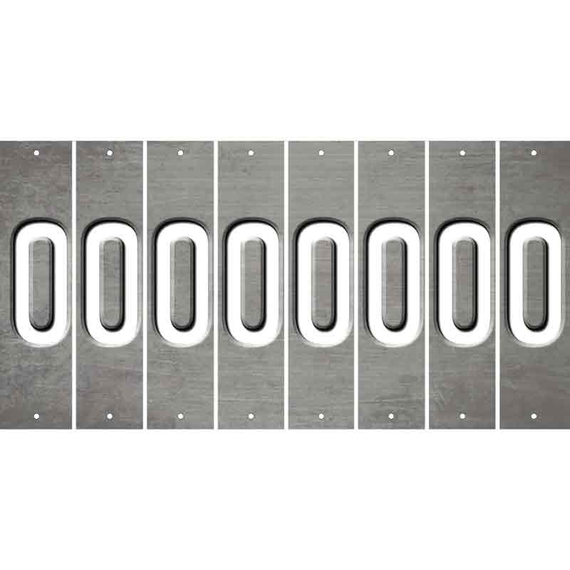 Gray Oil Rubbed Cut Fun Strips (Set of 8) 1