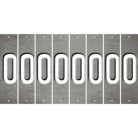 Gray Oil Rubbed Cut Fun Strips (Set of 8) 1