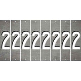 Gray Oil Rubbed Cut Fun Strips (Set of 8) 3