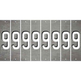 Gray Oil Rubbed Cut Fun Strips (Set of 8) BLANK