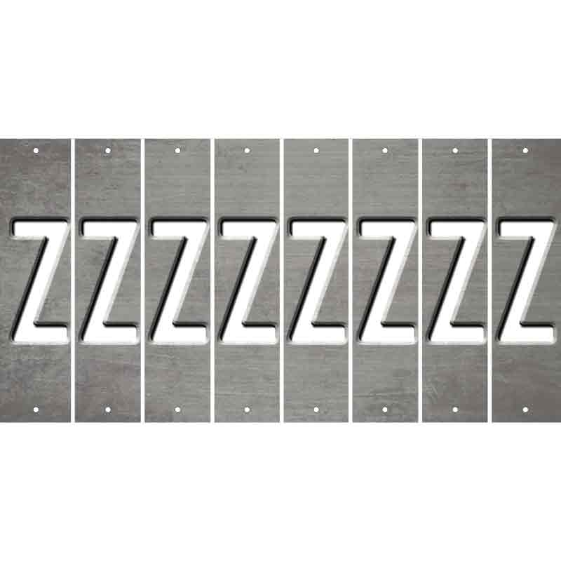 Gray Oil Rubbed Cut Fun Strips (Set of 8) 0