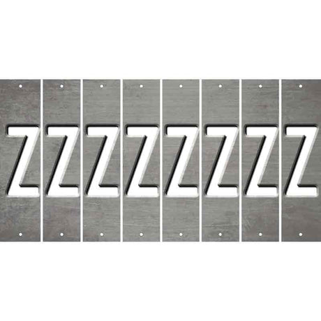 Gray Oil Rubbed Cut Fun Strips (Set of 8) 0