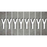 Gray Oil Rubbed Cut Fun Strips (Set of 8) Z