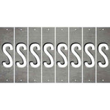 Gray Oil Rubbed Cut Fun Strips (Set of 8) T