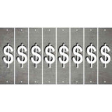 Gray Oil Rubbed Cut Fun Strips (Set of 8) #