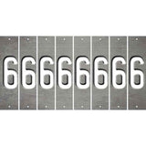 Gray Oil Rubbed Cut Fun Strips (Set of 8) 7