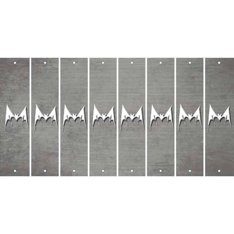 Gray Oil Rubbed Cut Fun Strips (Set of 8) BEAR