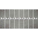 Gray Oil Rubbed Cut Fun Strips (Set of 8) BEAR