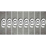 Gray Oil Rubbed Cut Fun Strips (Set of 8) !