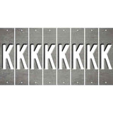 Gray Oil Rubbed Cut Fun Strips (Set of 8) L